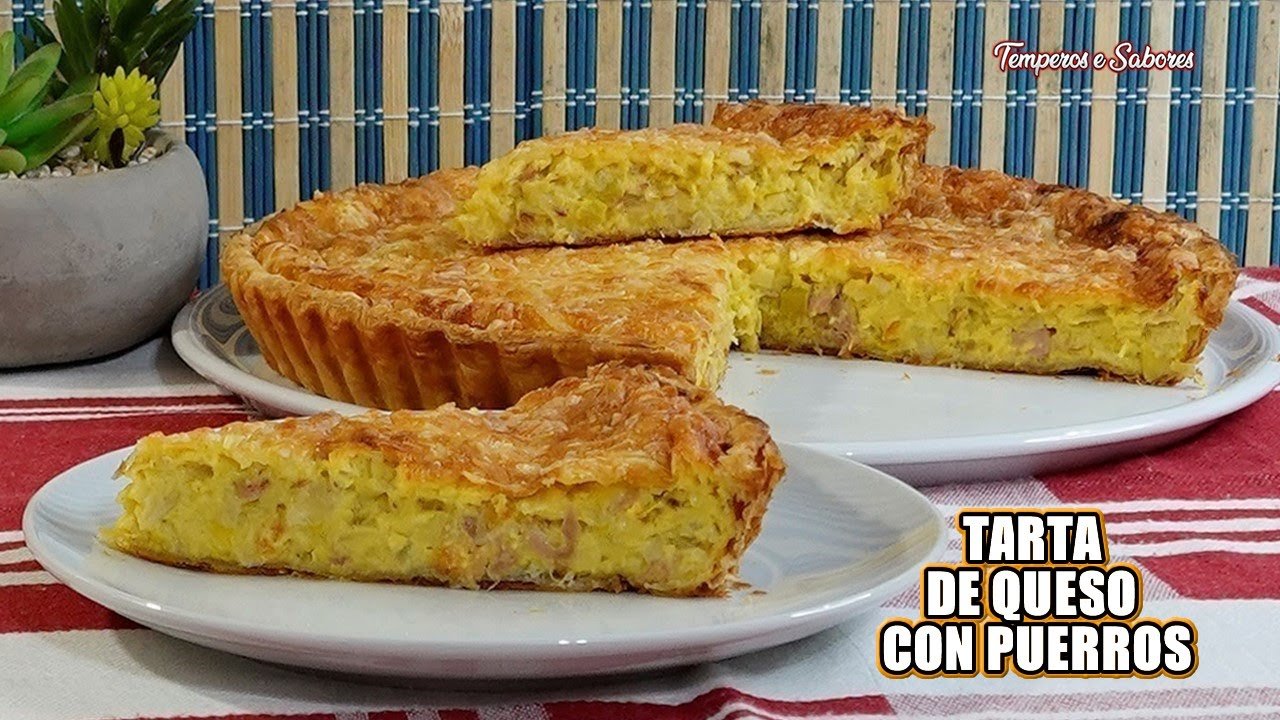 🧀 ¡Descubre los Mejores Quesos para Tu Tarta de Puerros y Queso!